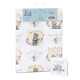 Me to You - Luxury Christening Giftwrap and Tags - Tatty Teddy Bear Wrapping Paper