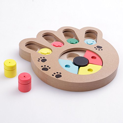 UEETEK-Pet-Intelligence-Toy-Food-Hiding-Puzzle-Interactive-Food-Treated-Wooden-Pet-Paw-Puzzle-Toy-for-small-or-midium-dogs-and-cats