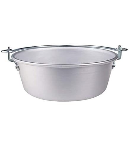 Paiolo In Rame 24cm Agnelli - Pentola Professionale Per Cucina Con Manico Ad Arco, Made In Italy - Foto 5