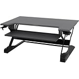 Ergotron WorkFit-TL Sit-Stand Desktop Workstation - Black