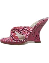 Jimmy Choo - Sandalias de vestir de lona para mujer rosa rosa 39 (6.5 UK)