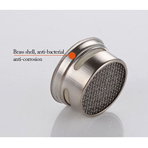 EgoEra® 5 Stück M24 Wasserhahn Filtereinsatz Filter Perlator / Mischdüse Luftsprudler Strahlregler - 4