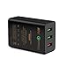 Produktbild 3-Port USB Ladegerät Ladeadapter (2 Greenport 5V 2.4A, 1 Red Port Quick Charge 2.0 12V / 1.5A 9V / 2A 5V / 2A) für Apple&Android, iPhone 6S, 6 Plus, 6, 5S/5, iPad Air/Mini, iPod Touch, iPod Nano, Samsung Galaxy S6, Samsung Note4 / 3 / 2, HTC Smartphones & Tablets und andere USB-ladende Geräte EU-Stecker