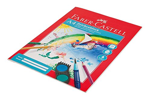 Faber-Castell 212046-10 Zeichenblock DIN A4, FSC-Mix, perforiert, 20 Blatt, 10 Blöcke - 3