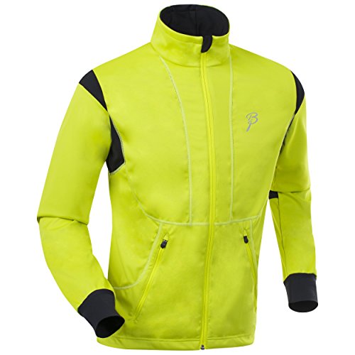Bjrn Daehlie Herren Langlauf Funktionsjacke Crosser, Sulphur Spring/Black, M, 320755
