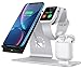 Produktbild YAZCHA Handyhalter für iPhone Drei-in-1-Wireless-Aluminiumhalterung, Apple Watch-Headset 10W Schnellladegerät QI