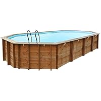 Piscina de madera GRE ovalada Sevilla Wooden Pool GRE 790091