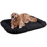 Songmics Hundebett Wasserfestes In und Outdoor - Größe XXL 120 x 85 x 15 cm Schwarz PGW88H