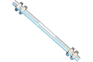 FKANHÄNGERTEILE 1 pezzo barra filettata M8 destra – filettatura sinistra 160 mm + 4 dadi.