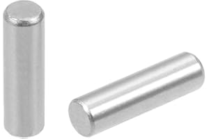 Yesallwas Dowel Pin Stainless Steel Shelf Support Pin Metal Fasten Elements Used On Precise Location (4mm x 14mm 100PCS)