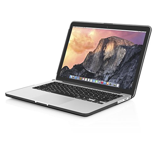 Incipio Feather Schutzhülle Extrem Dünn, Leicht und Transparent für Apple MacBook Pro 13 Zoll Retina (Nicht kompatibel mit Version Late 2016) – Schwarz - 3
