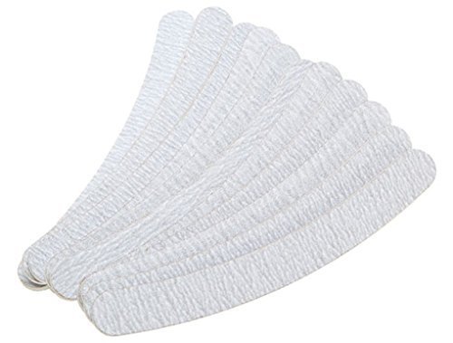 Dermastil, 50 Stück Banana Nagelfeilen Profi Qualität grau 100/180