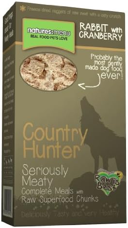 Natures Menu Country Hunter Rabbit with Cranberry Superfood Crunch, 8 x 700 g