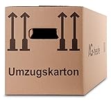 umzugskartons 2-wellig 600 x 330 x 340 mm Der Transport erfolgt gebündelt mit Umreifungsbändern
