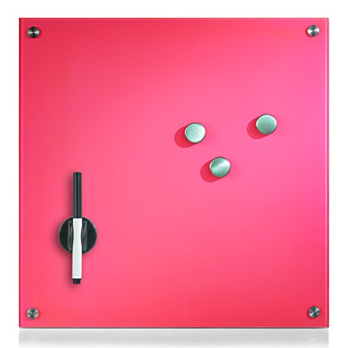 Zeller 11645 Memoboard, Glas, pink