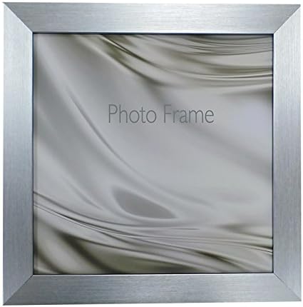 Square Picture Photo Frame Black Silver White Oak Brown (Silver, 40x40cm)