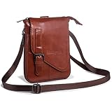 Hengying Bandolera Hombre Piel Pequeño Bolso de Hombro Bolsa del Teléfono...