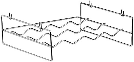 Wave Bottle Rack Metal Display Stand - Holds Red & White Wine Holder Bar Equipment For Holding Wine (4 BOTTLE CAPACITY)