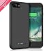 Produktbild HETP Akku Hülle für iPhone 6 Plus/ 6s Plus/ 7 Plus/ 8 Plus 8500mAh, Wiederaufladbare Verlängerte Ladehülle Akku Lade Koffer Tragbare Batterie Externes Ladegerät Hülle, Backup Power Bank Case