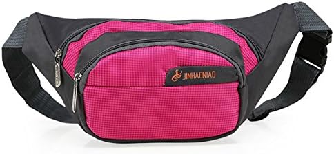 OpetHome Outdoor Sports Multi-purpose Dumpling Shaped Waist Fanny Pack with 44" Waist Size Pink