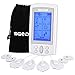 Price comparison product image Electric Tens Massager, SGODDE Digital Therapy Muscle Stimulator, Dual Output Rechargeable Pulse Massager with Large LCD Screen, 16 Modes and 8 Pads EMS Tens Machine for Back Sciatica Pain Relief