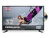 Ferguson 32″ Freeview T2 HD TV with Built-in DVD Player,Black