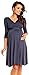 Zeta Ville Women's Pregnancy Maternity Summer Cocktail Jersey Skater Dress 282c