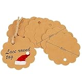 25tlg Blatt Blätter Leaf Form Holz Anhänger Geschenkanhänger Namenskarte Basteln Hochzeit Party Deko Selbstgestalten - 4