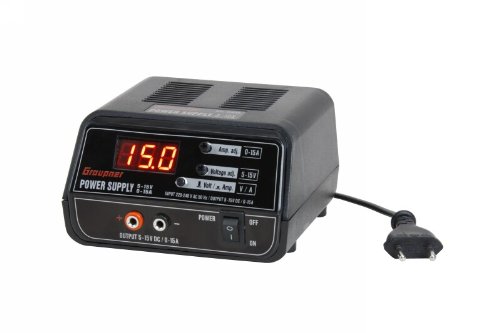 Preisvergleich Produktbild Graupner 6458 - Schaltnetzteil, Regelbar, circa 5-15V / 0-15A