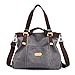 Produktbild Frauen Leinwand Umhängetasche Berühmte Designer Messenger Bags Große Leinwand Frauen Taschen Umhängetaschen Pochette Sac Femme Gray 32Cm