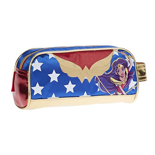 Karactermania Dc Super Hero Girls Wonder Women Estuches  20 cm  Azul