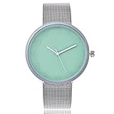 IGEMY Kleine frische Quarzuhr für Mädchen, spezielle Marmorarmbanduhr (D)