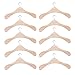 Produktbild Gazechimp 10er/ Set Miniatur Möbel Kleiderbügel Haken aus Holz & Metall für 1/3 männliche BJD SD17 SD13 Puppen Zubehör - 15 x 8 cm