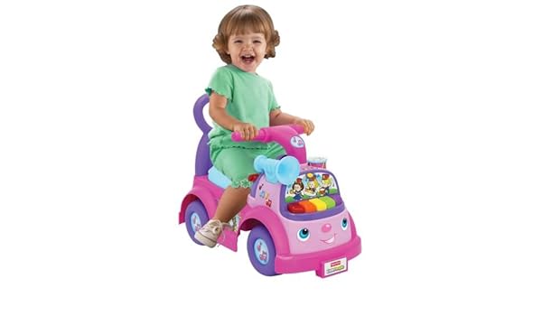 porteur pousseur little people rose