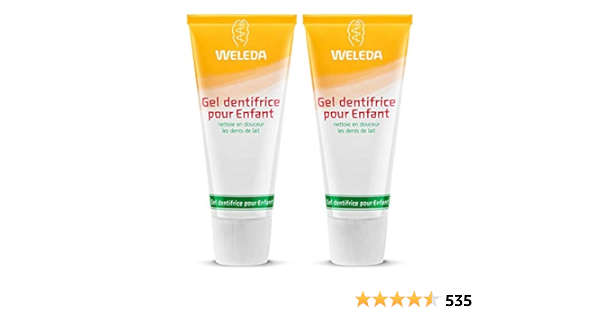 Weleda Duo Gel Dentifrice Enfant Dents De Lait 50mlx 2 Soit 100ml Amazon Fr Hygiasne Et Soins Du Corps