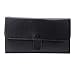 SODIAL(R) Hair Scissor Bag Pro Leather Scissors Waist Pack Hairdressing Tool Pouch Holder Case