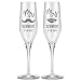 Produktbild Sektglas Exquisit Set 2er-Set 2x Glas Sekt Champagner Prosecco Trinkglas Deko Geschenk mit individueller Gravur 2 x 175 ml
