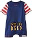 Hatley Baby Boys Infant Shorty Submarines, Blue, 9-12 Months (Manufacturer Size:6-12 Months)