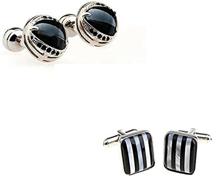 Two Pairs of Unique Cufflinks by Lennystone,Noverty Design,Classic Cufflinks and Great Gift to bring the old time memory Come with one Gift Box