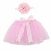 Culater® Photography Prop Newborn Baby Girls Skirt Suit and Elastic Headband Gift Set