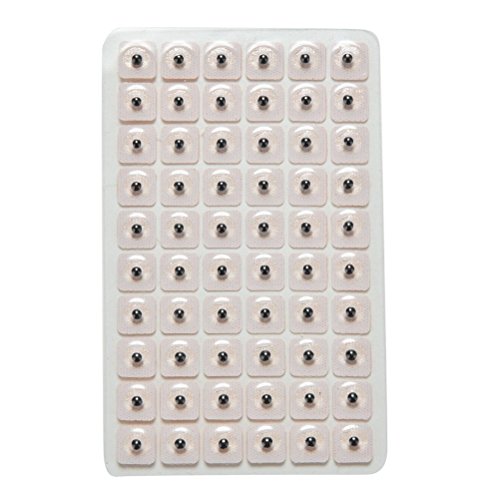 Velishy(TM) 600Pcs Disposable Ear Press Seeds Acupuncture Vaccaria Plaster Massage Bean