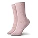 Produktbild Fun Socken - Little Aussie Prawn - Blush Pink + Tan_30010 Malerei Kunst gedruckt lustige Neuheit Tier lässig Baumwolle Crew Socken 11,8 Zoll