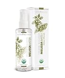 Alteya Organic Melissa Water Spray 100 ml - USDA Certified Organic Pure Bio Natural Floral Water Steam-Distilled from Fresh Hand Picked Melissa Officinalis Leaves - Clarifying, Harmonising, Toning and Moisturising