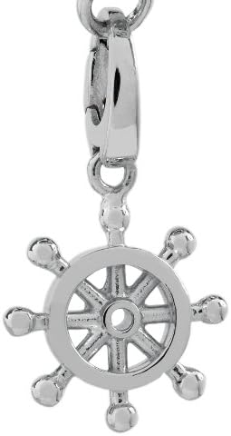 Burgmeister Jewelry Ship's Wheel JBM1075-629 Silver Charm
