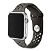 Produktbild Kobwa 38MM / 42MM Uhrenarmband für Apple Watch, Weicher Silikon Sportbügel mit Belüftungslöchern Smart Uhrenarmband Ersatzbänder für Iwatch Serie 1 Serie 2