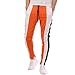 Produktbild Hosen Herren,Sannysis Mode Herren Sport Jogging Fitness Hose Beiläufige Lose Jogginghose Nähte Sporthosen Kordelzug (M, Orange-1)