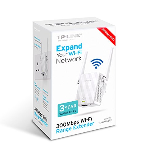 TP-Link TL-WA850RE Universal Dübel WLAN Range Extender/Booster mit Ethernet Port für Kabel Gerät (WPS Funktion/einfache Konfiguration) N300 - 4