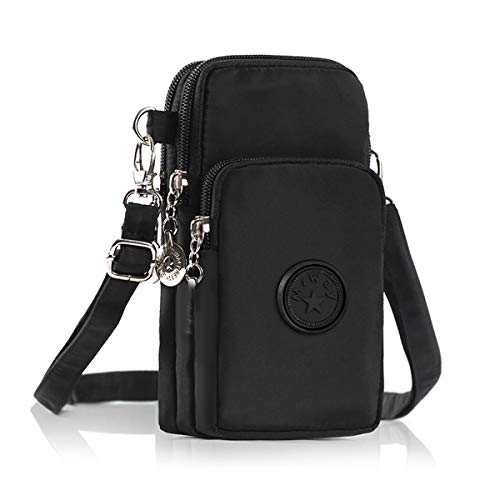 M.Way  M.WAYde2hits13028, Sac pour femme à porter à l'épaule noir noir