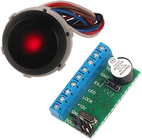 Trunite RFID Reader, Access Control Mini Hidden Waterproof 125KHz ID EM Card Reader Door System + Door Board Controller 1364 Users