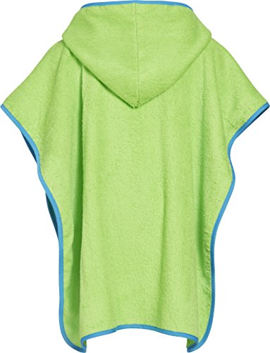 Playshoes Jungen Bademantel Kinder Frottee-Poncho, Badeponcho Schildkröte mit Kapuze - 2